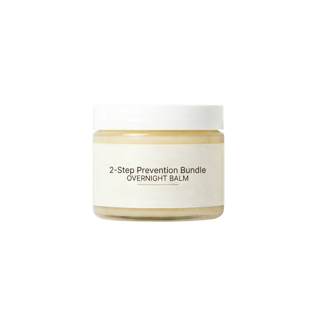 2-Step Prevention Bundle Overnight Balm for nourishing and refreshing skin care.