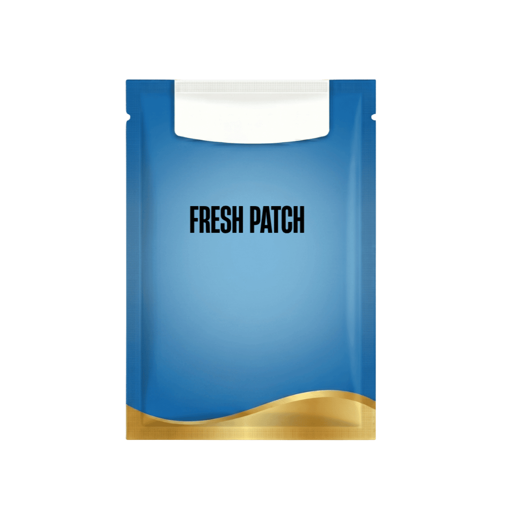 Packaging of Fresh Patch topical patch for daily beauty routine and refreshed appearance.