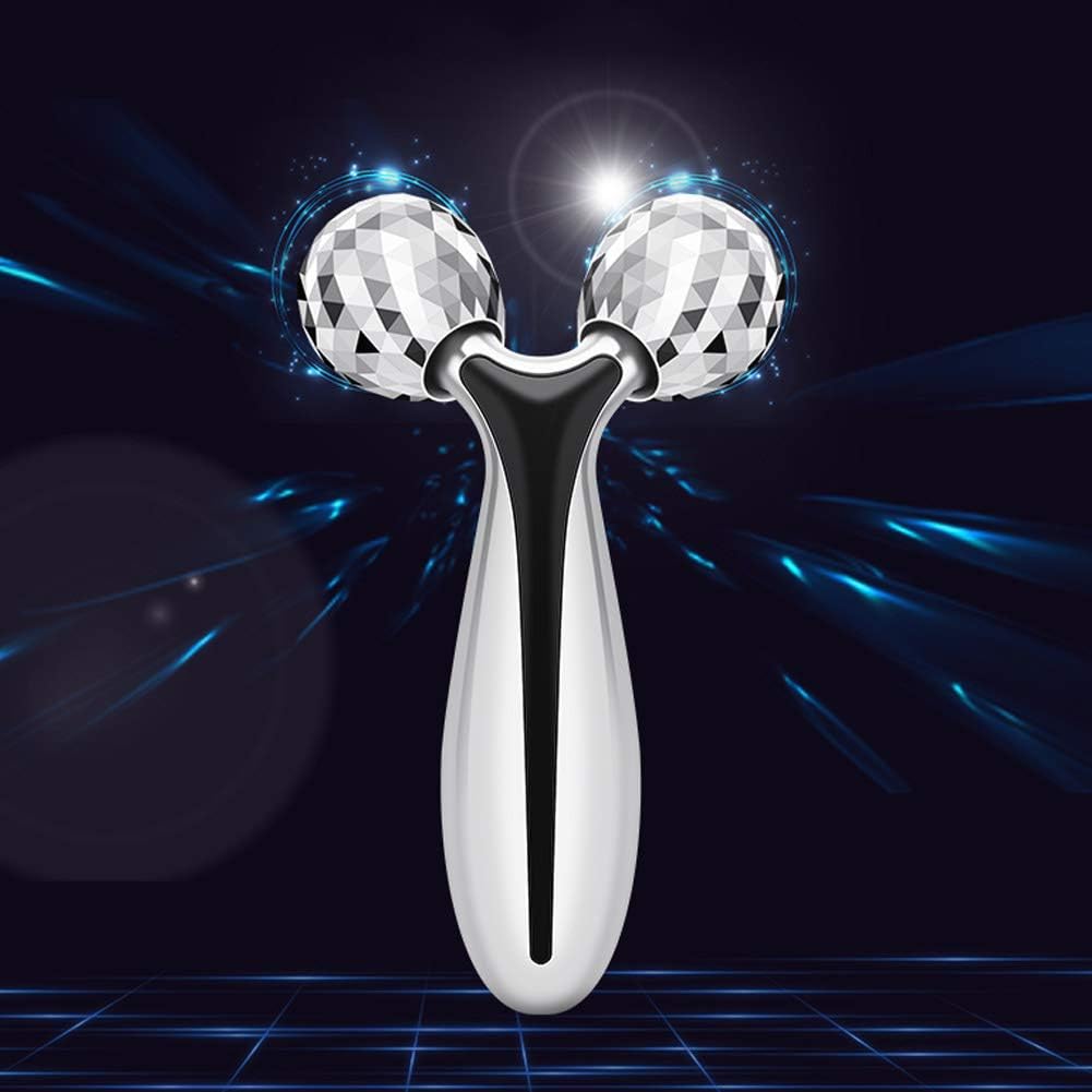 3D Facial Roller with diamond-cut rollers for a refreshed, toned look and improved skin firmness.