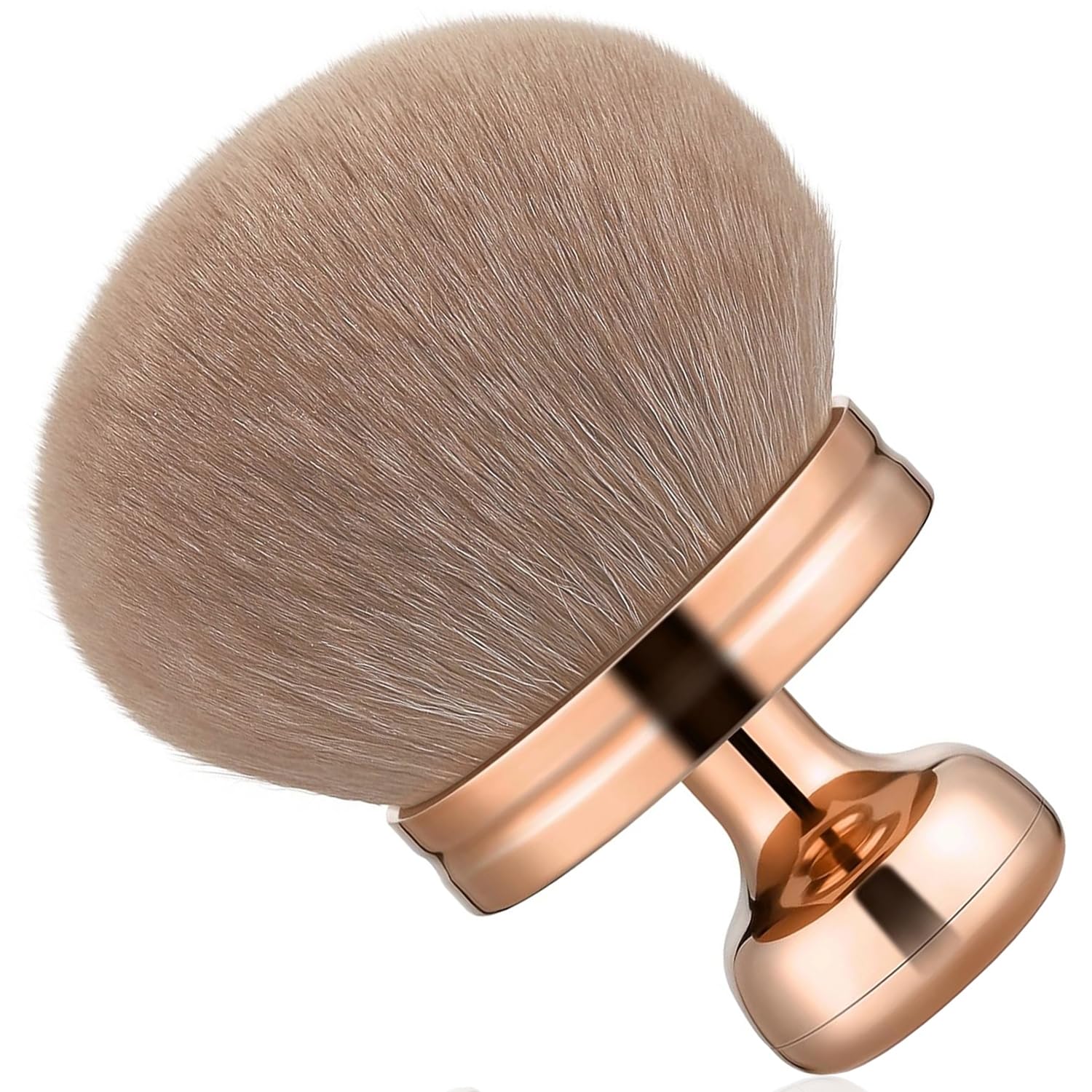 Wide-Head Foundation & Bronzer Brush with soft, dense bristles for flawless makeup application.
